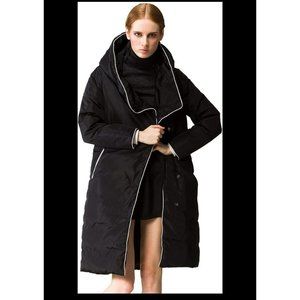 Long Black Duck Down Feathers size Large